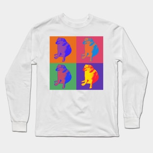 Cheems Pop Art Long Sleeve T-Shirt